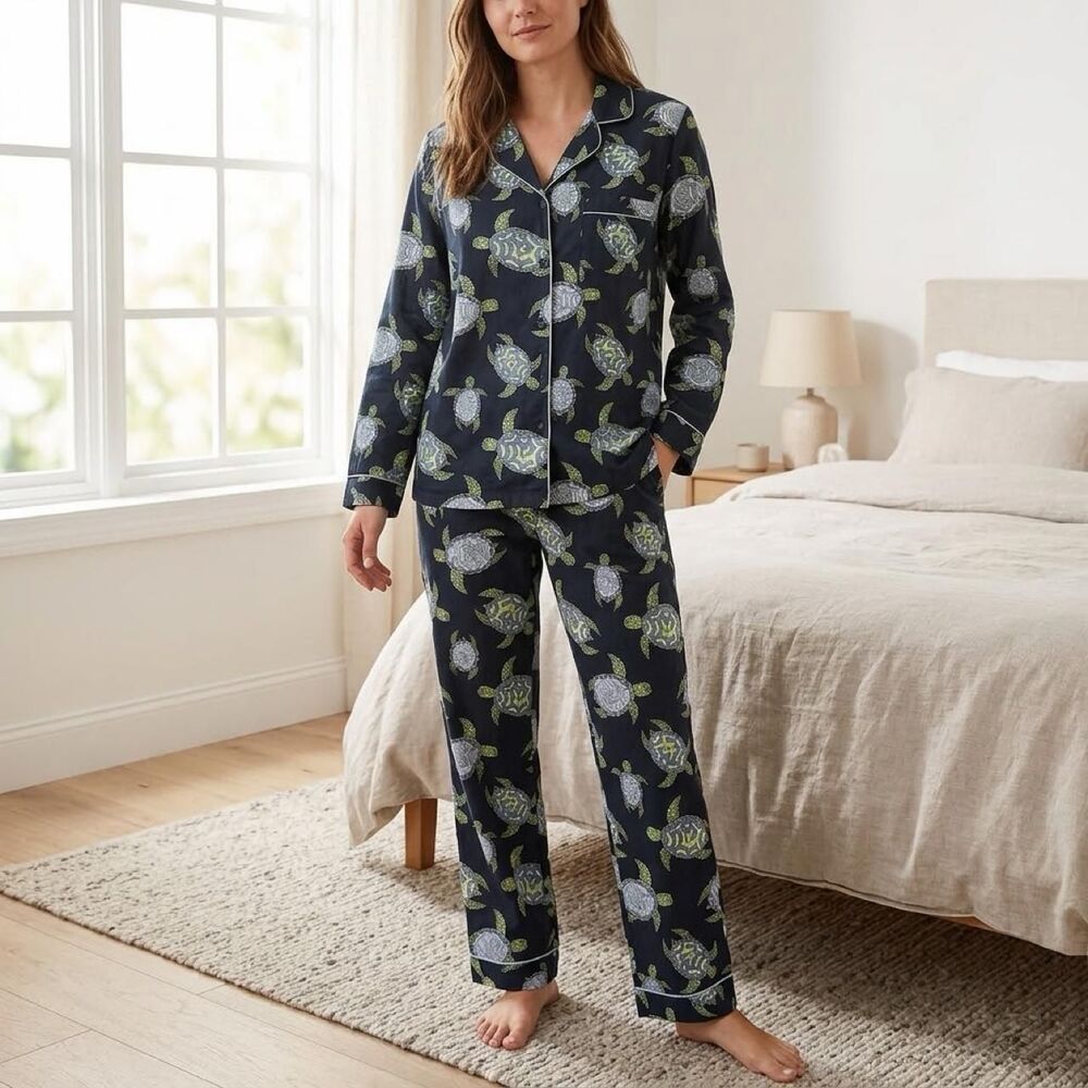 Chelsea-peers Women's Blue and Navy Pajamas